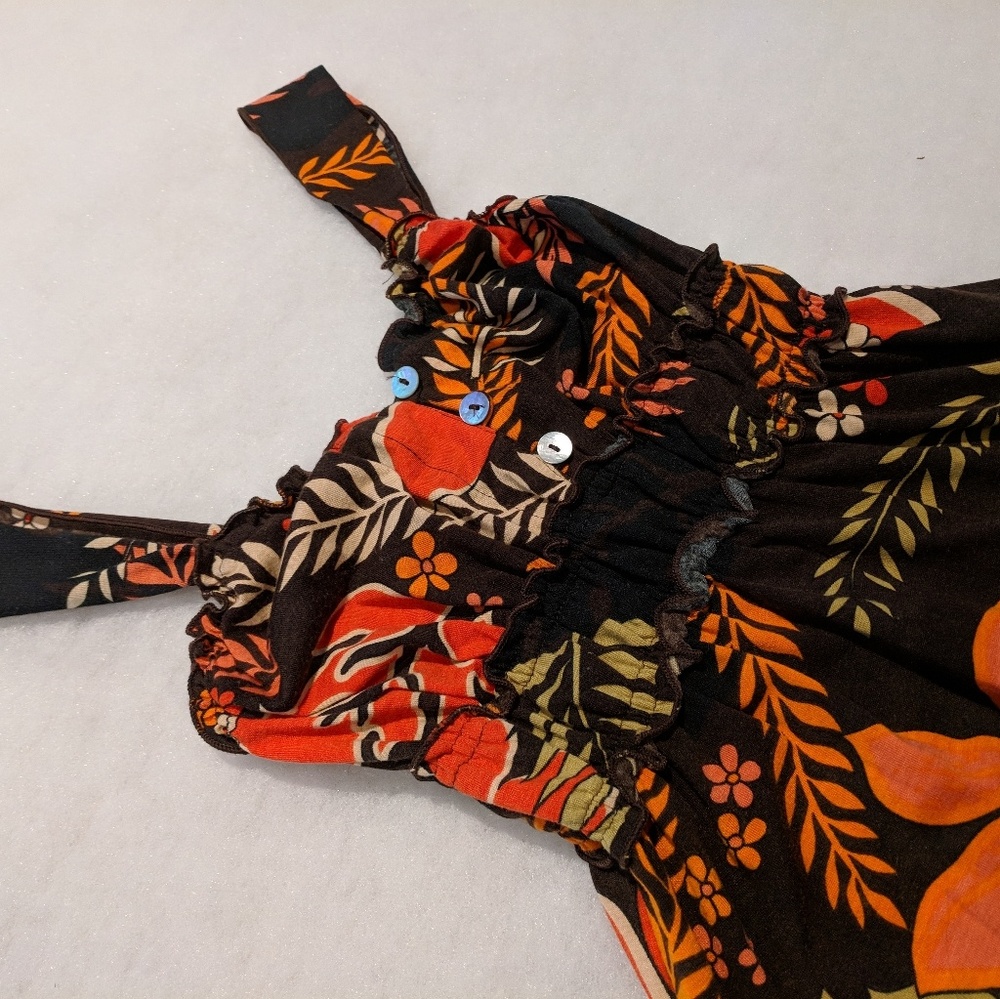 Lucy Love Babydoll Tropical Dress - S